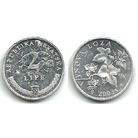 (4) Croacia. 2003. 2 Lipa (EBC)