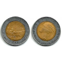(111) Italia. 1987. 500 Lira (MBC-)