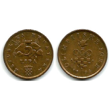 (37) Croacia. 1996. 5 Lipa (MBC-)