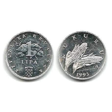(3) Croacia. 1993. 1 Lira (EBC+)