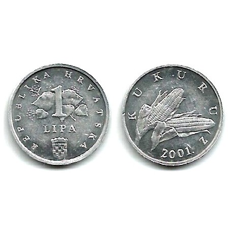 (3) Croacia. 2001. 1 Lipa (EBC+)