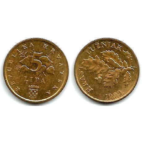 (5) Croacia. 1999. 5 Lipa (MBC)