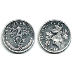 (4) Croacia. 1999. 2 Lira (EBC)