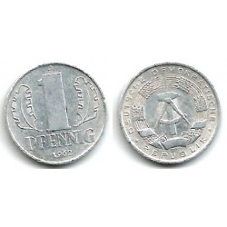 (8.1) Alemania Democrática. 1962(A). 1 Pfennig (MBC)