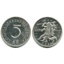 (54) Suiza. 1976. 5 Francs (EBC-)