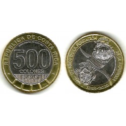 Costa Rica. 2023. 500 Colones (SC) 175 Aniv. Fundación de la República