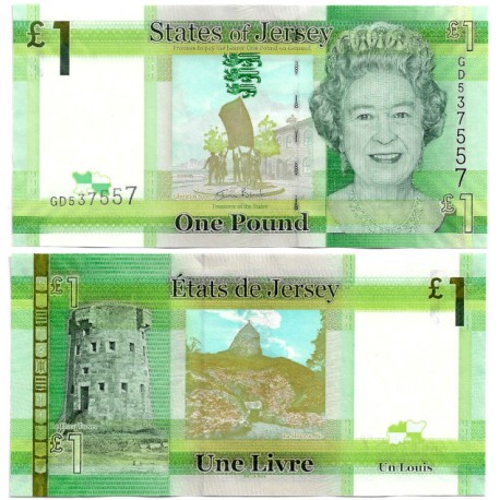 (32a) Jersey. 2010-18. 1 Pound (SC)