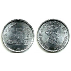 (106) Uruguay. 2008. 50 Centesimos (SC)