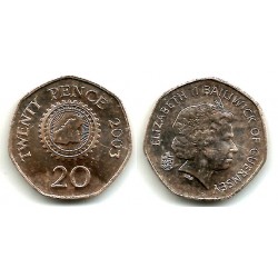 (90) Guernsey. 2003. 20 Pence (SC-)
