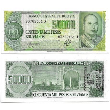 (196) Bolivia. 1984. 5 Centavos (SC)