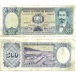 (166) Bolivia. 1981. 500 Pesos (MBC-)