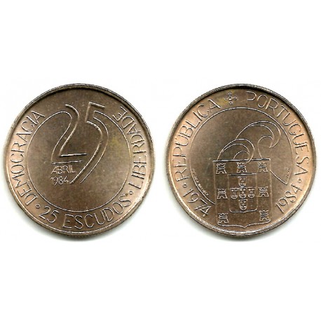 (623) Portugal. 1984. 25 Escudos (SC-)