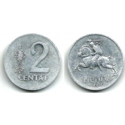 (86) Lituania. 1991. 2 Centai (BC+/MBC-)