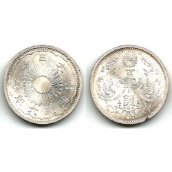 (Y50) Japón. 1931(6). 50 Sen (SC-) (Plata)
