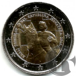 Croacia. 2025. 2 Euro (SC) Rey Tomislav