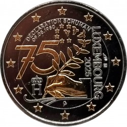 Luxemburgo. 2025. 2 Euro (SC) Oro & Rutenio