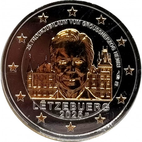 Luxemburgo. 2025. 2 Euro (SC) Oro & Rutenio