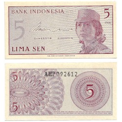 (91) Indonesia. 1964. 5 Sen (SC)