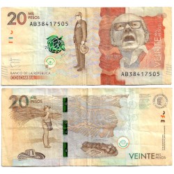 (461a) Colombia. 2015. 20000 Pesos (MBC-)