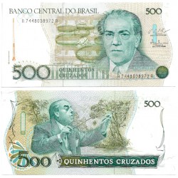(212c) Brasil. 1986-88. 500 Cruzados (SC)