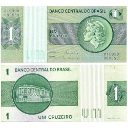 (191Ac) Brasil. 1972-80. 1 Cruzeiro (SC-) Leves Manchas