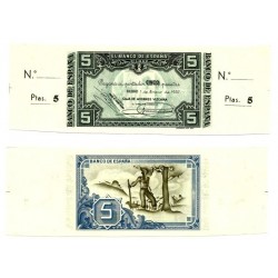 [1937] Billete de 5 Pesetas (SC).