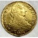 Carlos IV. 1804. 8 Escudos (MBC/MBC-) (Oro) Ceca de Santiago FJ