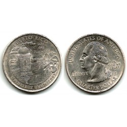 (449) Estados Unidos de América. 2009(P). Quarter Dollar (EBC) Puerto Rico