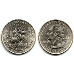 (382) Estados Unidos de América. 2006(D). Quarter Dollar (EBC) Nevada