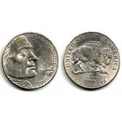 (368) Estados Unidos de América. 2005(P). 5 Cents (MBC+)