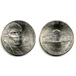 (381) Estados Unidos de América. 2021(P). 5 Cents (EBC+)