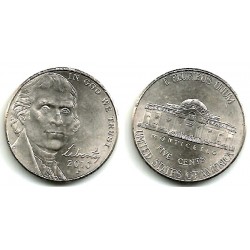 (381) Estados Unidos de América. 2010(P). 5 Cents (EBC)