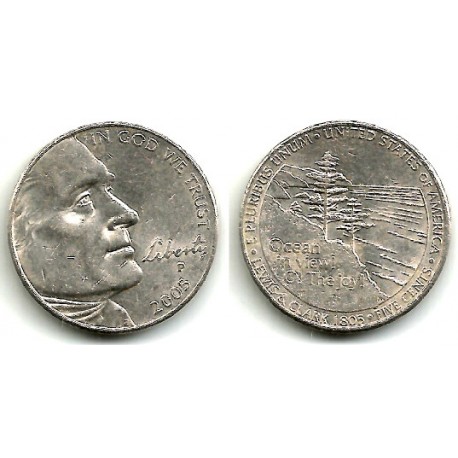 (369) Estados Unidos de América. 2005(P). 5 Cents (EBC)