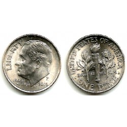 (195a) Estados Unidos de América. 2014(P). 1 Dime (EBC+)
