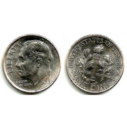 (195a) Estados Unidos de América. 2018(P). 1 Dime (EBC+)