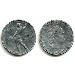 (95.2) Italia. 1993. 50 Lira (EBC)