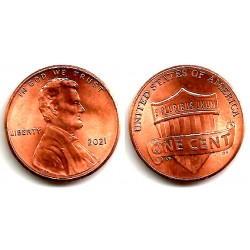 (468) Estados Unidos de América. 2021. 1 Cent (EBC+)