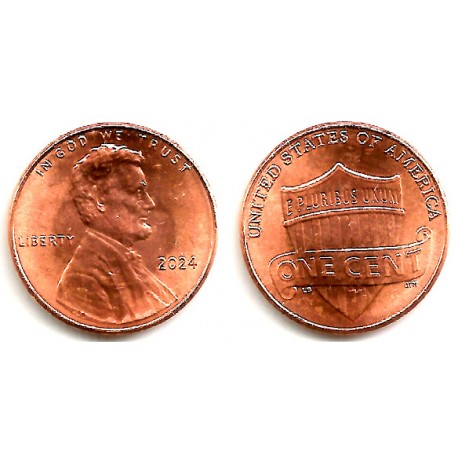 (468) Estados Unidos de América. 2024. 1 Cent (EBC+)