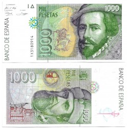 España. 1992. 1000 Pesetas (EBC) Serie 1X