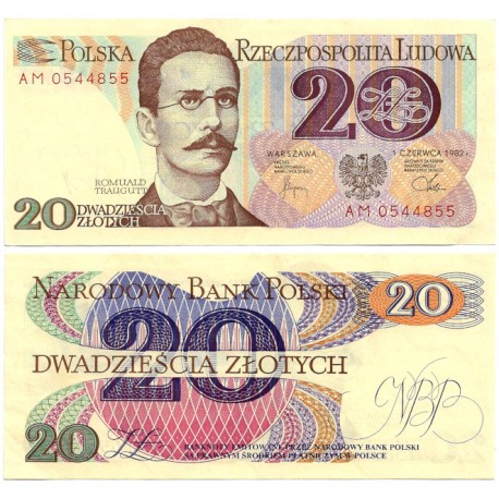 (149a) Polonia. 1982. 20 Zlotych (EBC+)