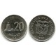 (94.2) Ecuador. 1991. 20 Sucres (SC)