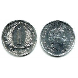(34) Estados Orientales Caribeños. 2008. 1 Cent (SC)