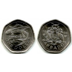 (14.2a) Barbados. 2008. 1 Dollar (SC)