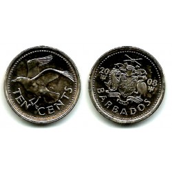 (12a) Barbados. 2008. 10 Cents (SC)
