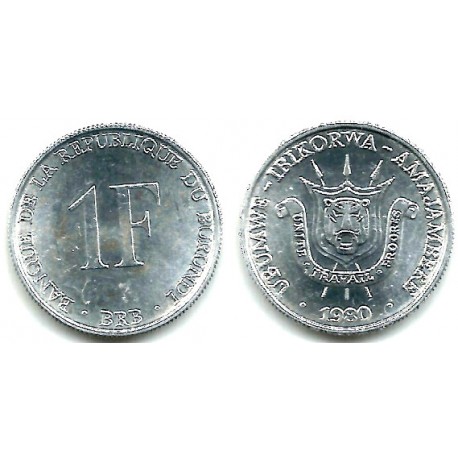 (19) Burundi. 1980. 1 Franc (SC-)