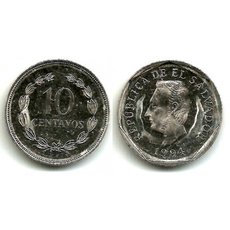 (165a) El Salvador. 1994. 10 Centavos (SC-)