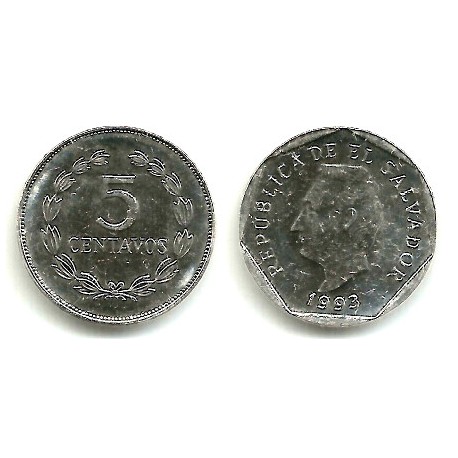 (154b) El Salvador. 1993. 5 Centavos (SC)