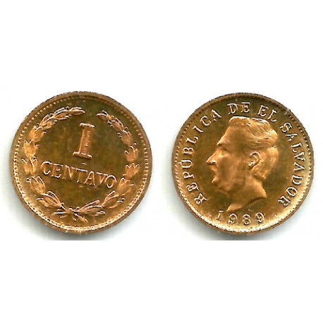 (153.1a) El Salvador. 1989. 1 Centavo (SC)