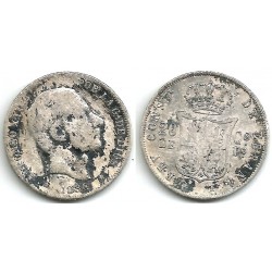 Alfonso XII. 1884. 20 Centavos de Peso (RC) (Plata) Ceca de Manila