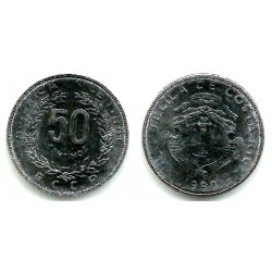 (209.1) Costa Rica. 1990. 50 Centimos (MBC)
